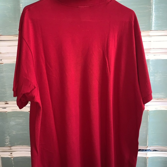 LACOSTE men’s XL button down RED - Picture 2 of 2